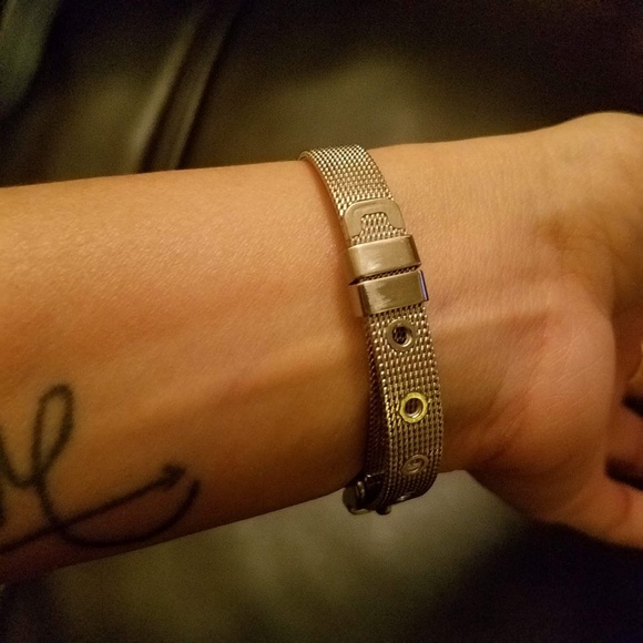 Belt styled Stainless Bracelet - Picture 2 of 5